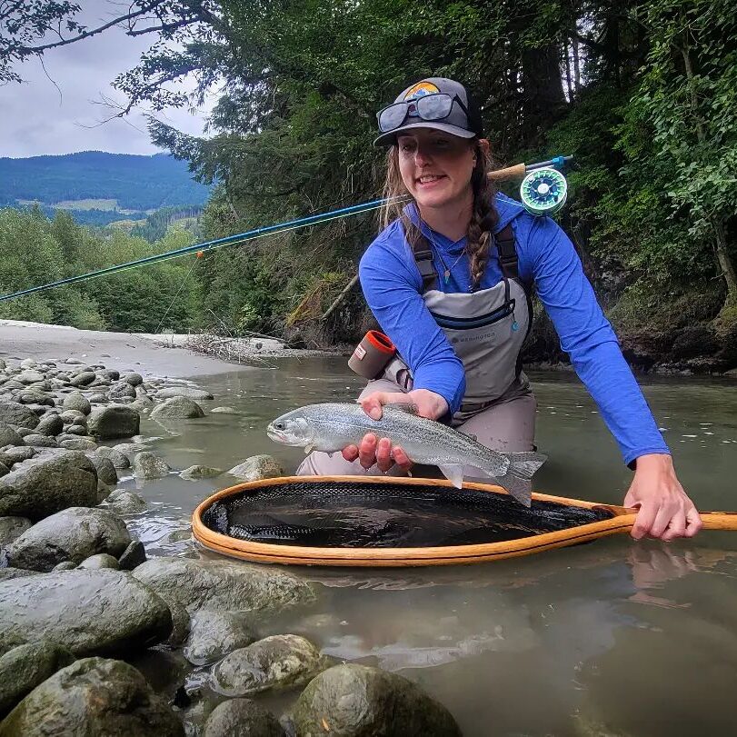 Amanda Fitch Cutthroat Trout on the Pitt River