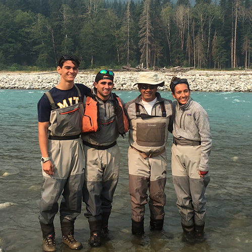 Group Fishing on the Pitt River