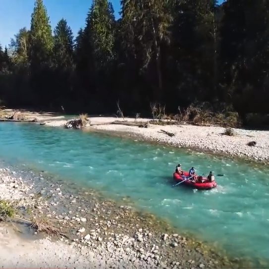 River rafting the upper Pitt River