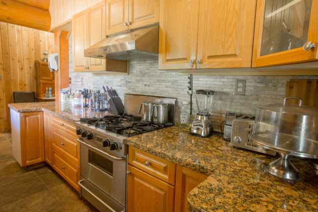 The Kitchen at the Upper Pitt River Lodge